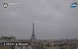 Paris, Amiens, Beauvais, Lille: cool weather and clouds held up more than expected, why?